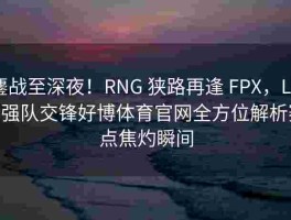 鏖战至深夜！RNG 狭路再逢 FPX，LPL 强队交锋好博体育官网全方位解析赛点焦灼瞬间