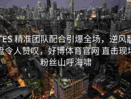TES 精准团队配合引爆全场，逆风翻盘令人赞叹，好博体育官网 直击现场粉丝山呼海啸