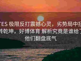 TES 极限反打震撼心灵，劣势局中扭转乾坤，好博体育 解析究竟是谁给了他们翻盘底气